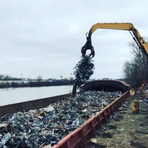 Barge Transportation Improves Scrap Metal Recycling