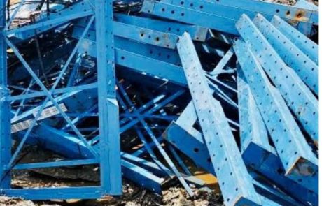 Sheet Iron scrap recycling center